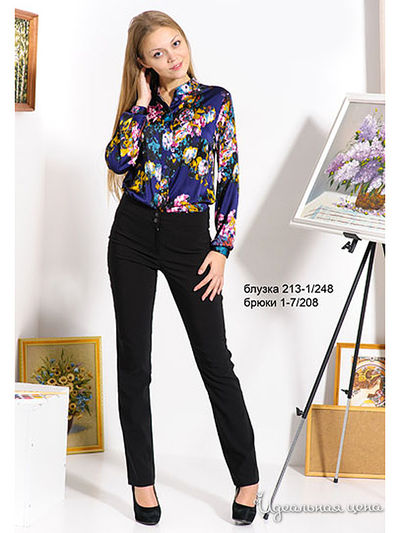 Блуза Laura Marelli, цвет мультиколор