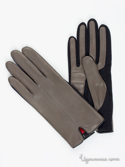 Перчатки Roeckl, цвет серый, черный