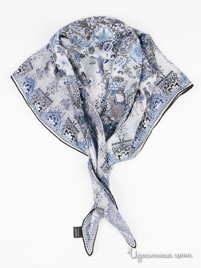 Платок Roeckl, цвет серый, синий