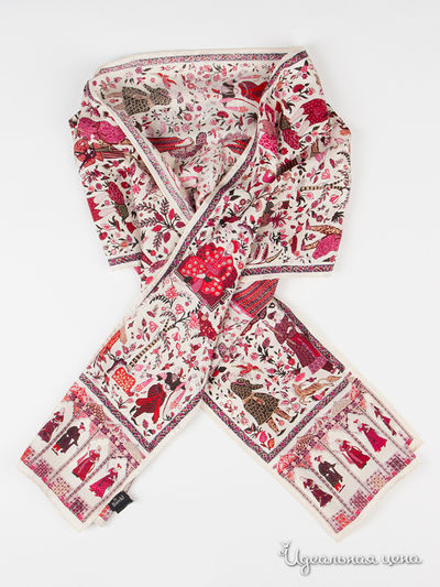 Шарф Roeckl, цвет красный, белый