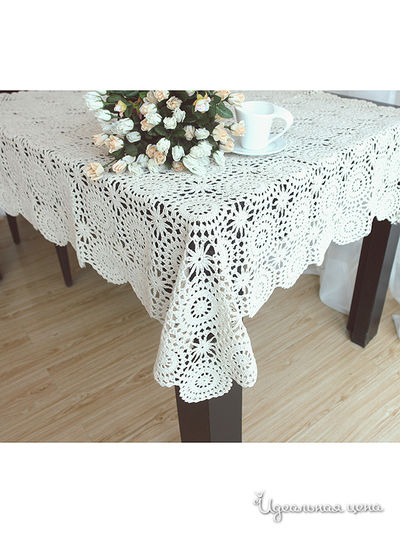 Скатерть, 200*220 см Valtery, цвет бежевый