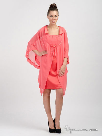 Платье Christina Dea, цвет коралловый