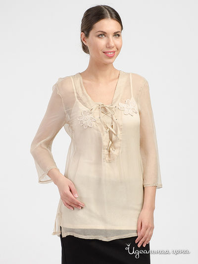 Лонгслив Christina Dea, цвет кремовый