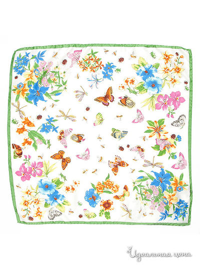 Платок Roeckl, цвет белый, зеленый