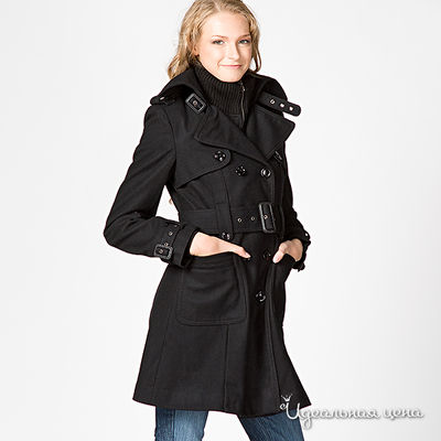 Пальто Bebe, цвет цвет черный