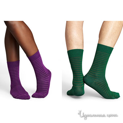 Носки, 2 пары Happy Socks, цвет мультиколор