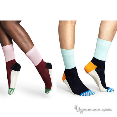 Носки, 2 пары Happy Socks, цвет мультиколор