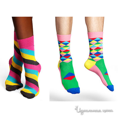 Носки Happy Socks, цвет мультиколор