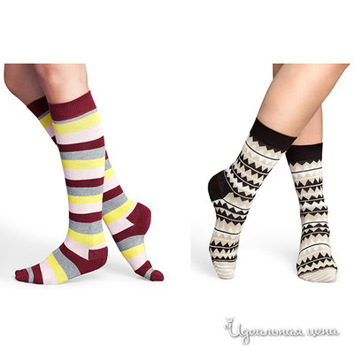 Носки, 2 пары Happy Socks, цвет мультиколор