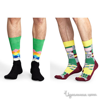 Носки Happy Socks, цвет мультиколор