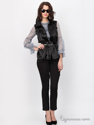 Жилет Nastya Sergeeva by May Be, цвет черный