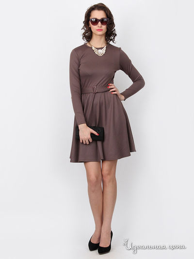 Платье Nastya Sergeeva by May Be, цвет мокко