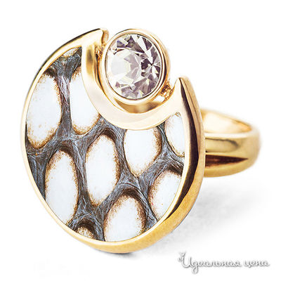 Кольцо Bon Vie, цвет бежевый