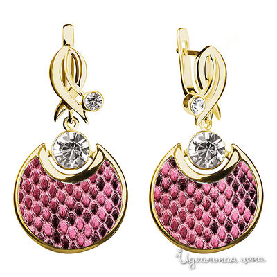 Серьги Bon Vie, цвет розовый