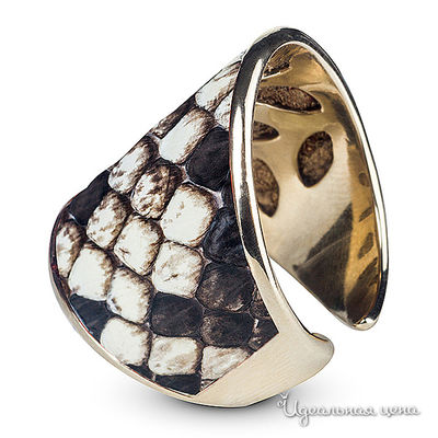 Кольцо Bon Vie, цвет бежевый