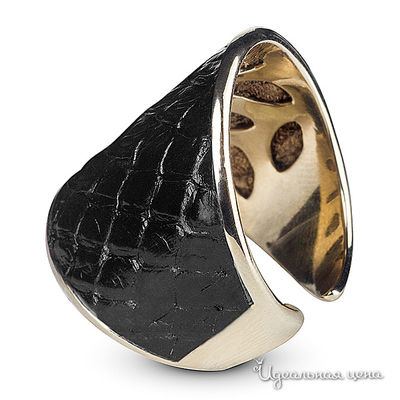 Кольцо Bon Vie, цвет черный