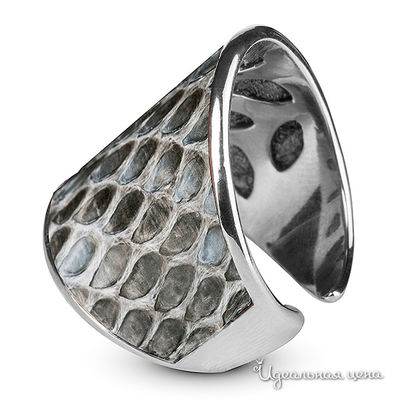 Кольцо Bon Vie, цвет серый