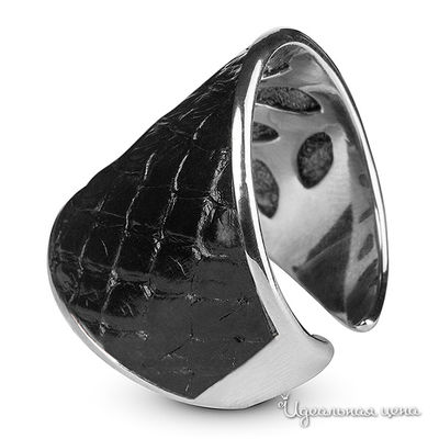 Кольцо Bon Vie, цвет черный