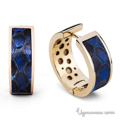 Серьги Bon Vie, цвет синий