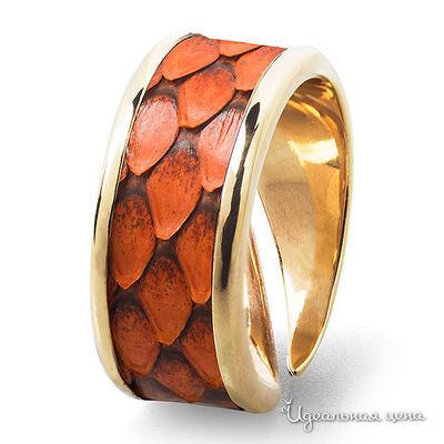 Кольцо Bon Vie, цвет Оранжевый