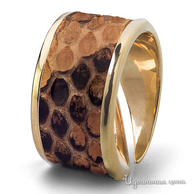 Кольцо Bon Vie, цвет коричневый