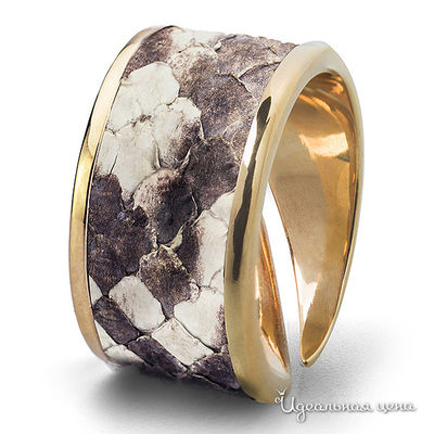 Кольцо Bon Vie, цвет бежевый