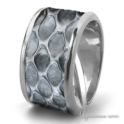 Кольцо Bon Vie, цвет серый