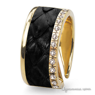 Кольцо Bon Vie, цвет черный