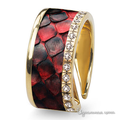 Кольцо Bon Vie, цвет бордовый