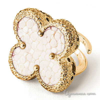 Кольцо Bon Vie, цвет Белый