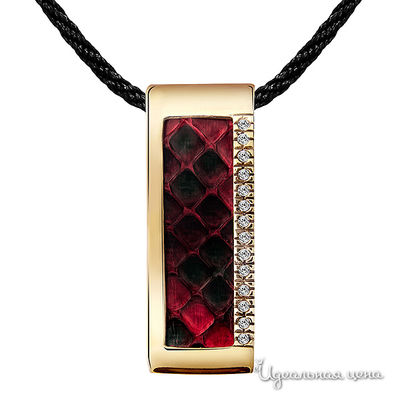 Кулон Bon Vie, цвет бордовый