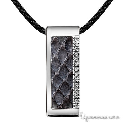 Кулон Bon Vie, цвет серый