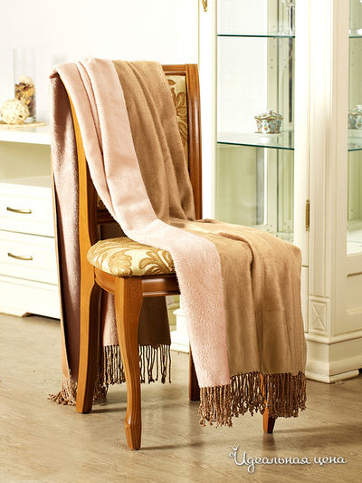 Плед, 130х190 см Primavelle, цвет розовый, бежевый