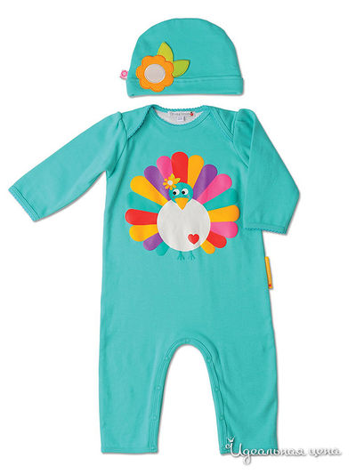 Комбинезон Olive and Moss, цвет аквамарин