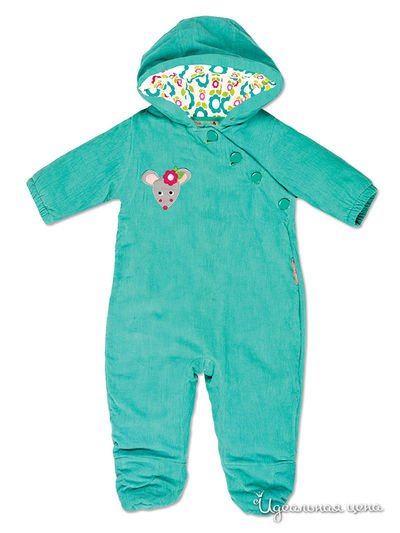 Комбинезон Olive and Moss, цвет аквамарин