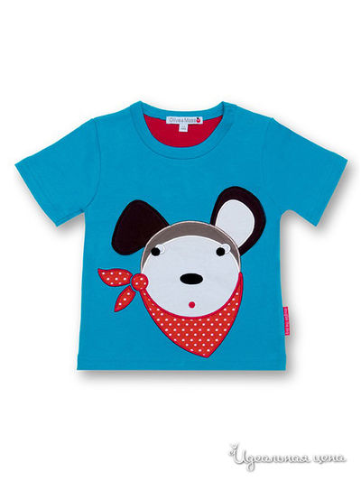 Футболка Olive and Moss, цвет голубой