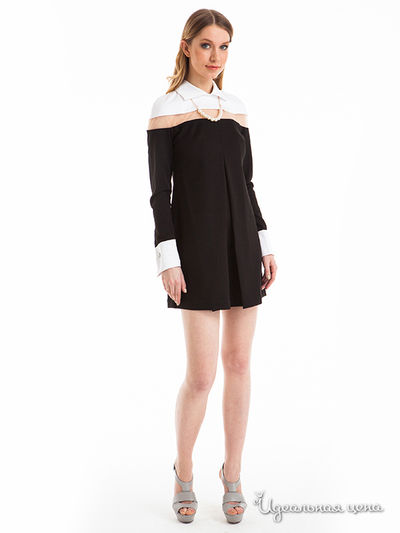 Платье Leo Mayers, цвет черный, белый