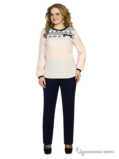 Комплект Fashion Lux, цвет экрю, синий