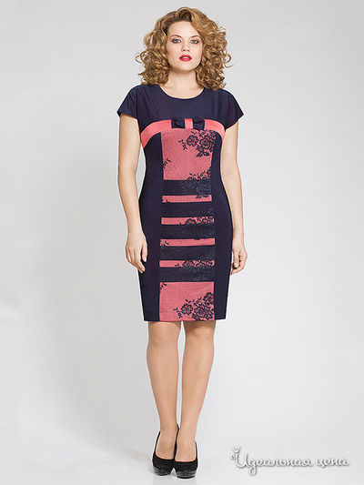 Платье Mirashic, цвет Темно-синий с синим