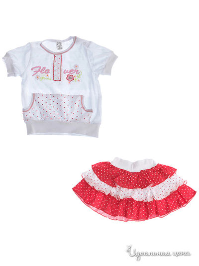 Комплект Liliana, цвет белый/красный