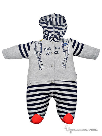 Комбинезон Baby Rose, цвет серый с синим