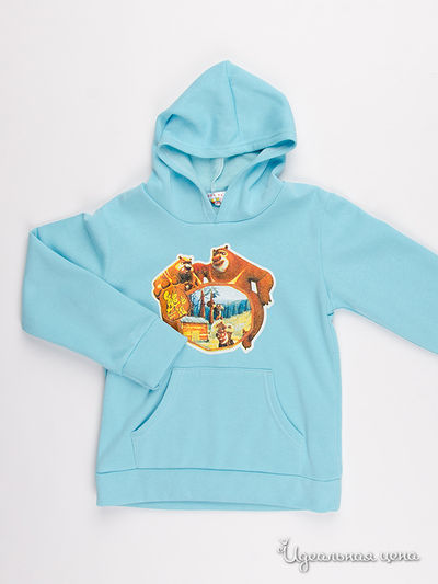 Свитшот Happy Bear, цвет светло-голубой