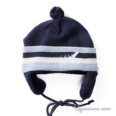 Шапка Gulliver, цвет цвет синий / белый / голубой