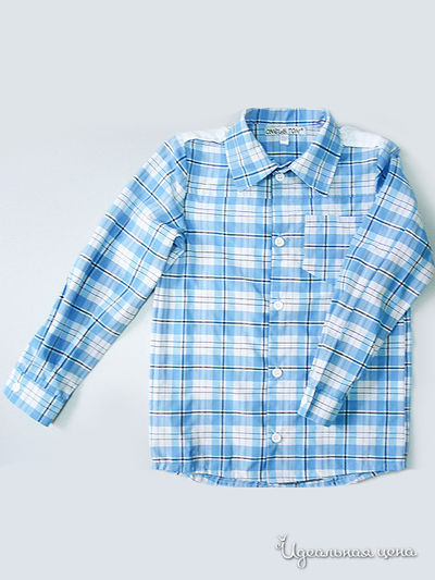 Сорочка Oncle Tom, цвет голубой, белый