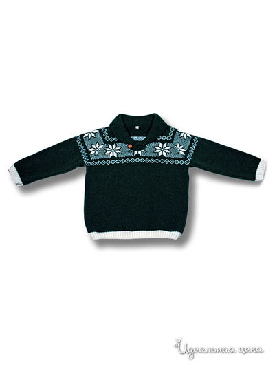 Свитер Foque, цвет зеленый, белый