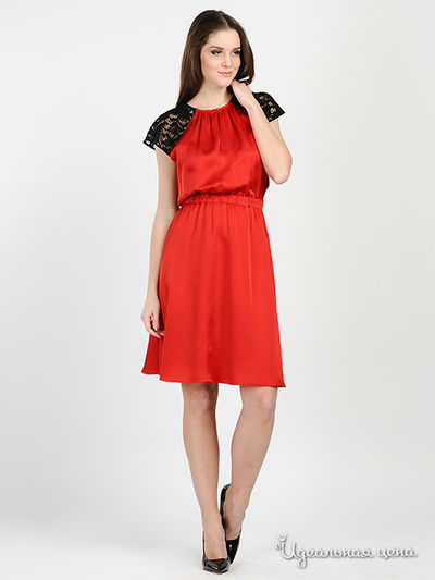 Платье Maria Rybalchenko, цвет красный, черный