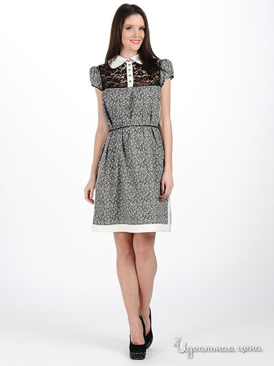 Платье Maria Rybalchenko, цвет черный, серый