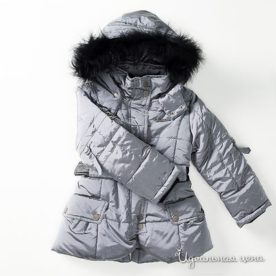 Куртка Gulliver для девочки, цвет серый, рост 146 см