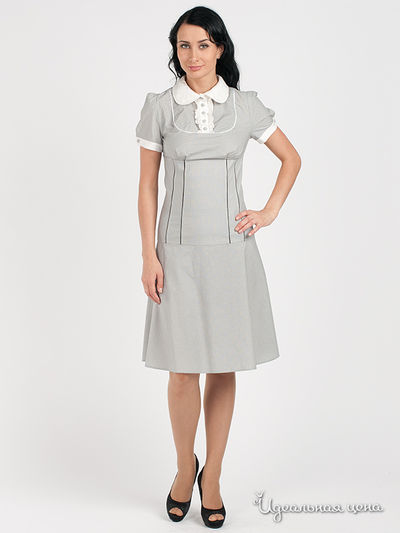 Платье Maria Rybalchenko, цвет светло-серый