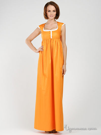 Сарафан Maria Rybalchenko, цвет оранжевый, белый